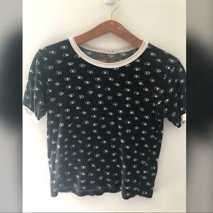 Brandy Melville Eyeball T-shirt